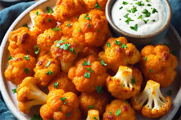 Air Fryer Buffalo Cauliflower